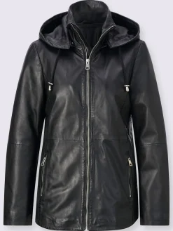 Veste en cuir cuir agneau nappa doux