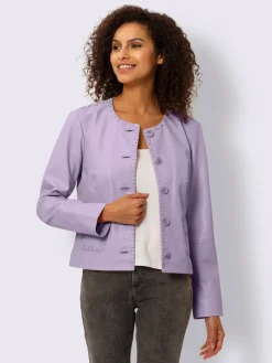 Veste en cuir cuir agneau nappa