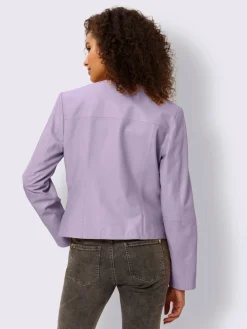 Veste en cuir cuir agneau nappa