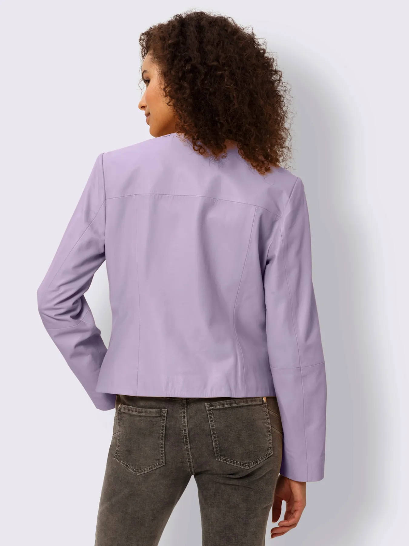 Veste en cuir cuir agneau nappa
