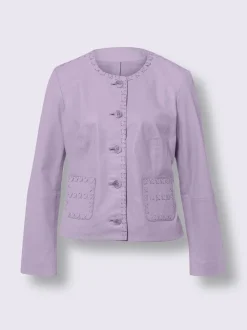 Veste en cuir cuir agneau nappa