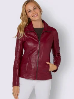 Veste en cuir forme parfaite