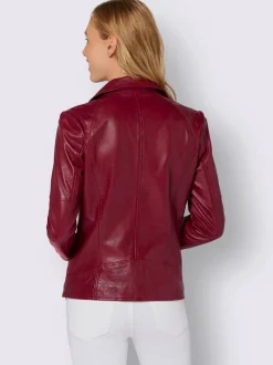 Veste en cuir forme parfaite