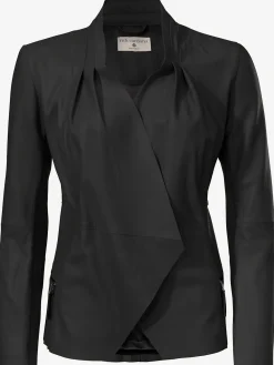 Veste en cuir modèle décontracté et élégant
