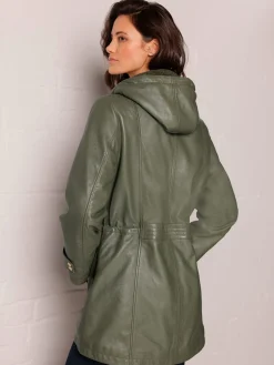 Veste en cuir pur cuir d'agneau nappa