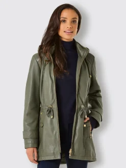 Veste en cuir pur cuir d'agneau nappa