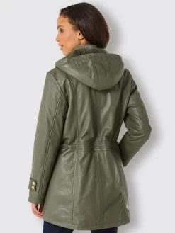 Veste en cuir pur cuir d'agneau nappa