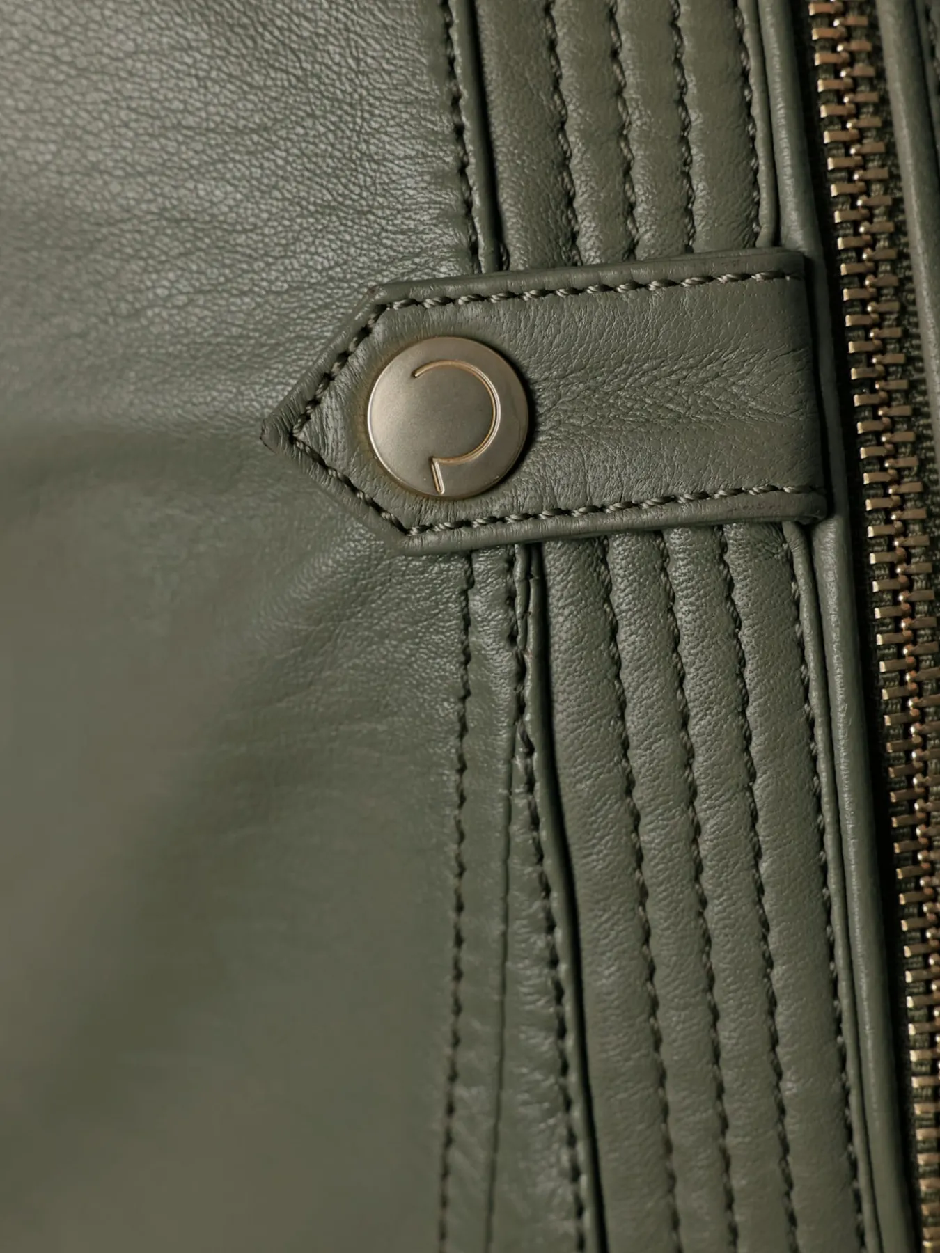 Veste en cuir pur cuir d'agneau nappa