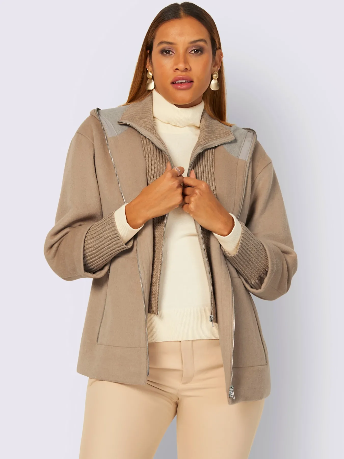 Veste en laine 50% laine vierge