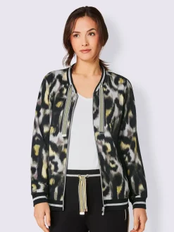 Veste en modal et viscose matière sweat