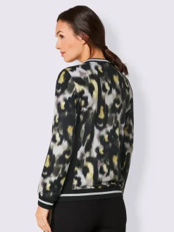 Veste en modal et viscose matière sweat