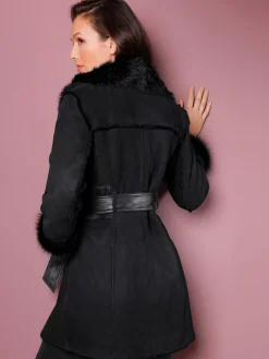 Veste en peau d'agneau haute qualité