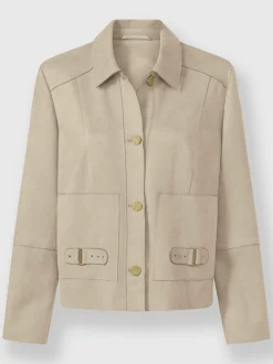 Veste en synthétique bords ouverts modernes