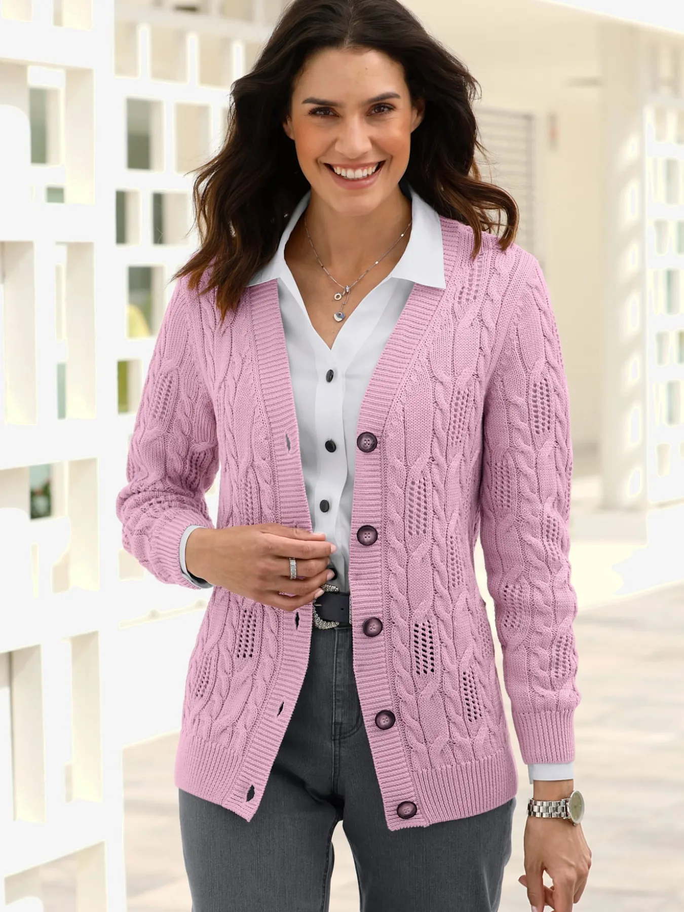 Veste en tricot 50% coton