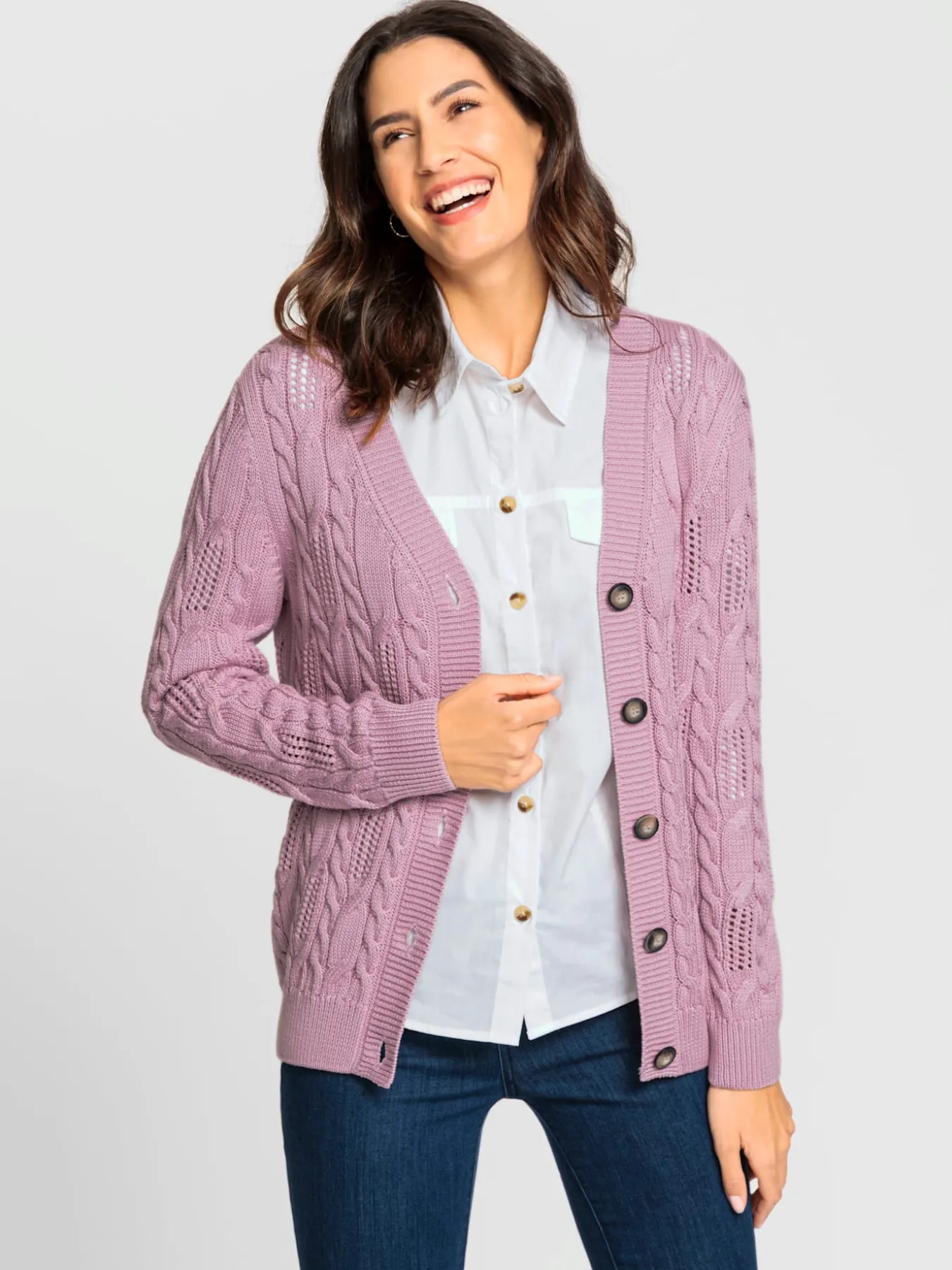 Veste en tricot 50% coton