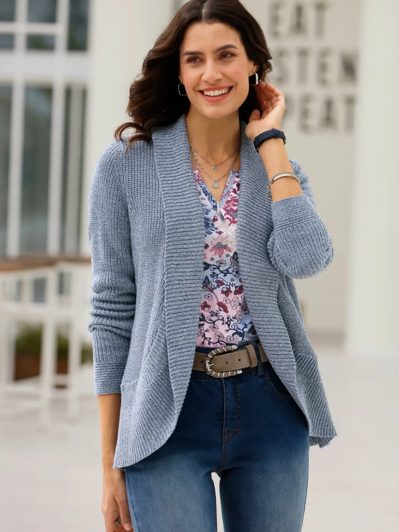 Veste en tricot 50% coton
