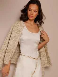 Veste en tricot 30% soie