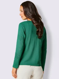 Veste en tricot ajouré mélange de soie de qualité