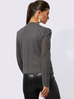 Veste en tricot avec viscose (ecovero)