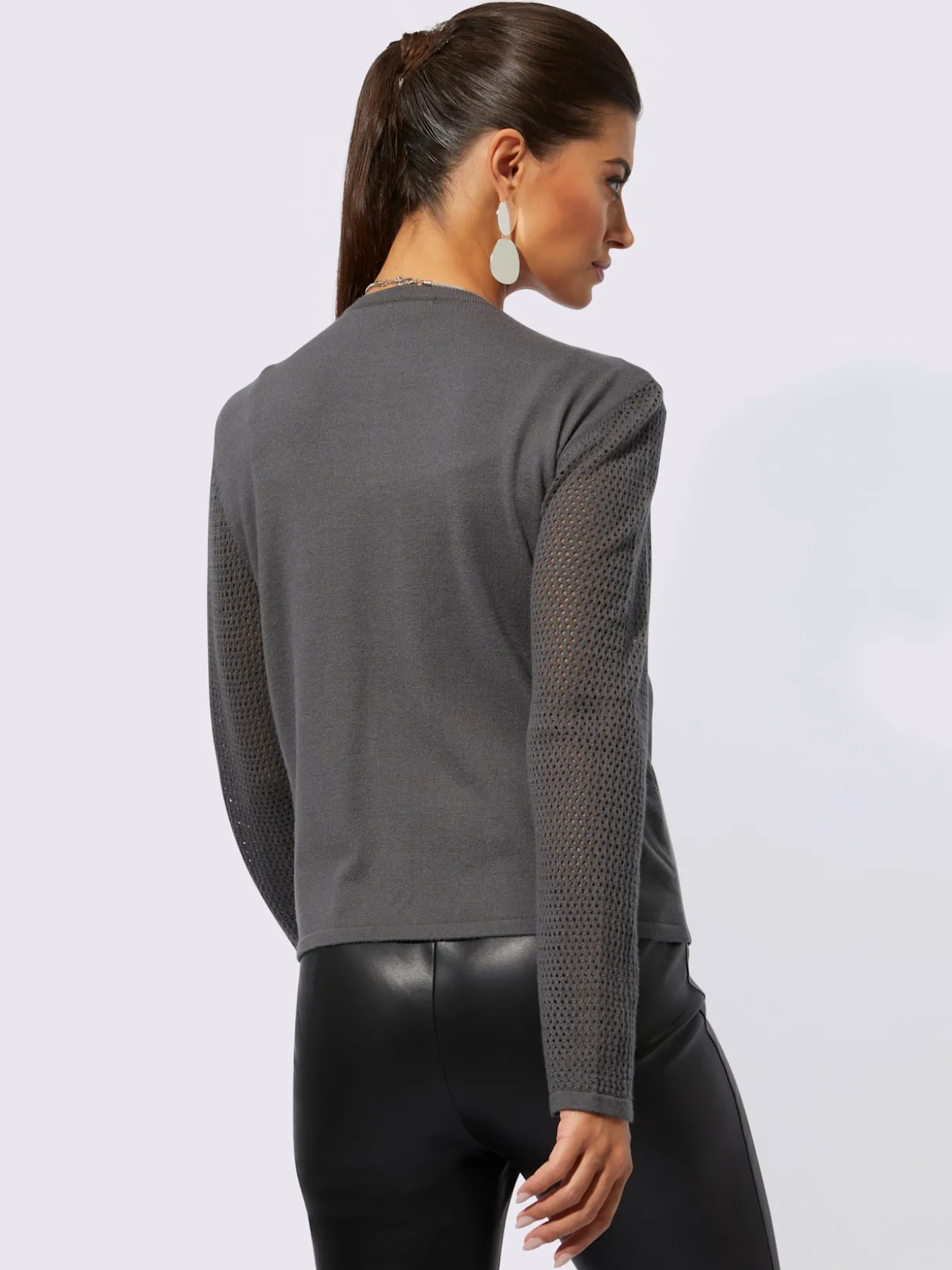 Veste en tricot avec viscose (ecovero)