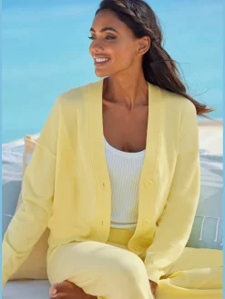 Veste en tricot cardigan en tricot à manches longues