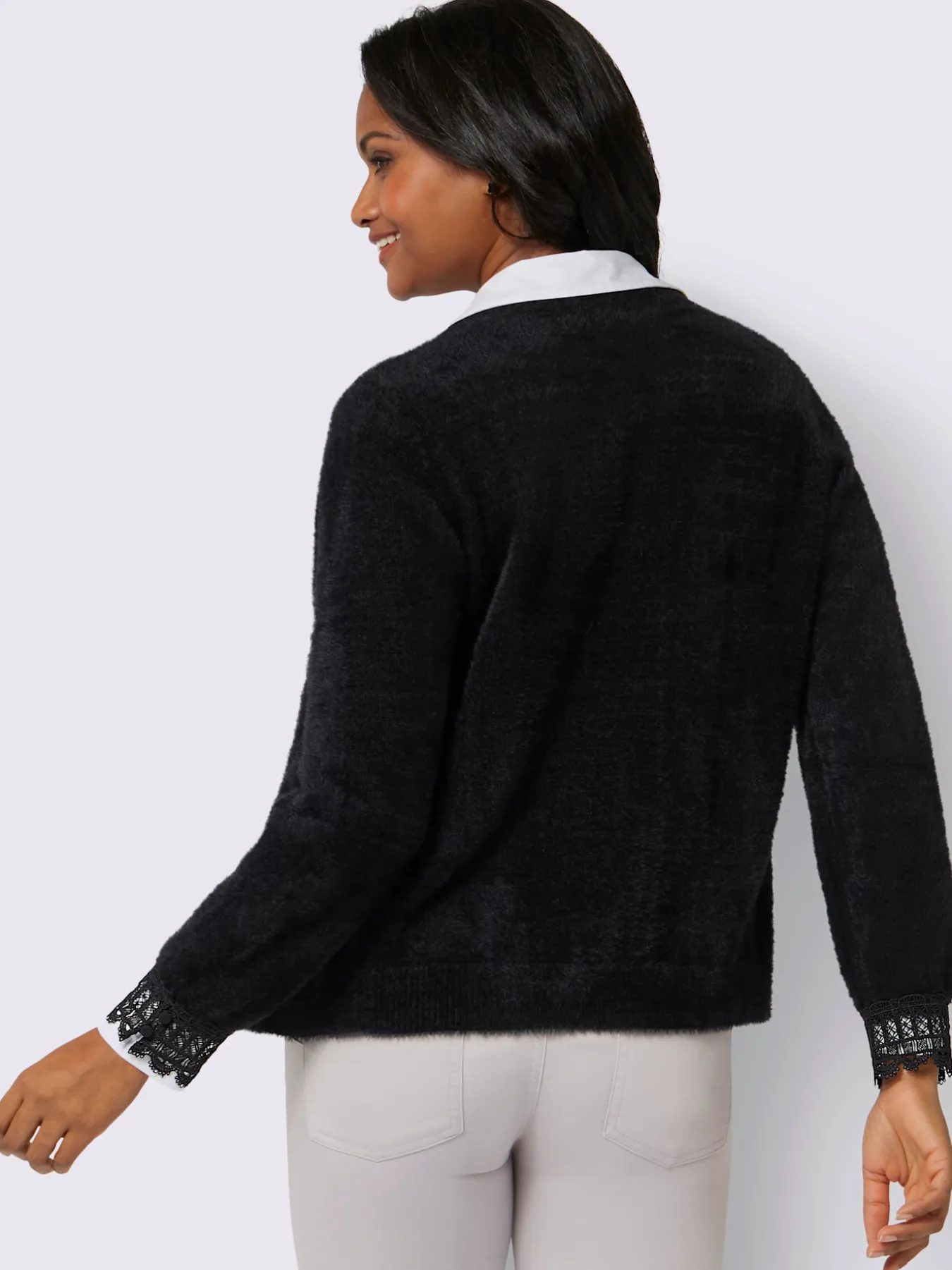 Veste en tricot chaud et moelleux