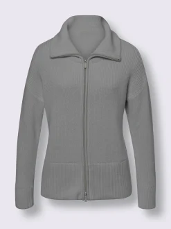 Veste en tricot col camionneur