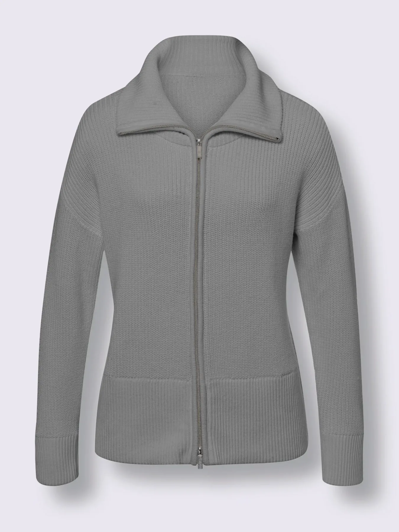 Veste en tricot col camionneur