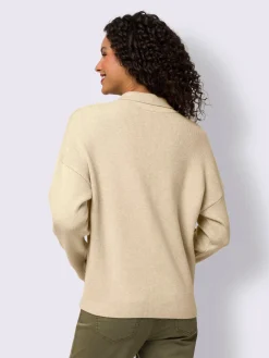 Veste en tricot col polo sportif