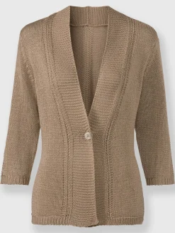 Veste en tricot fil fantaisie facile d'entretien