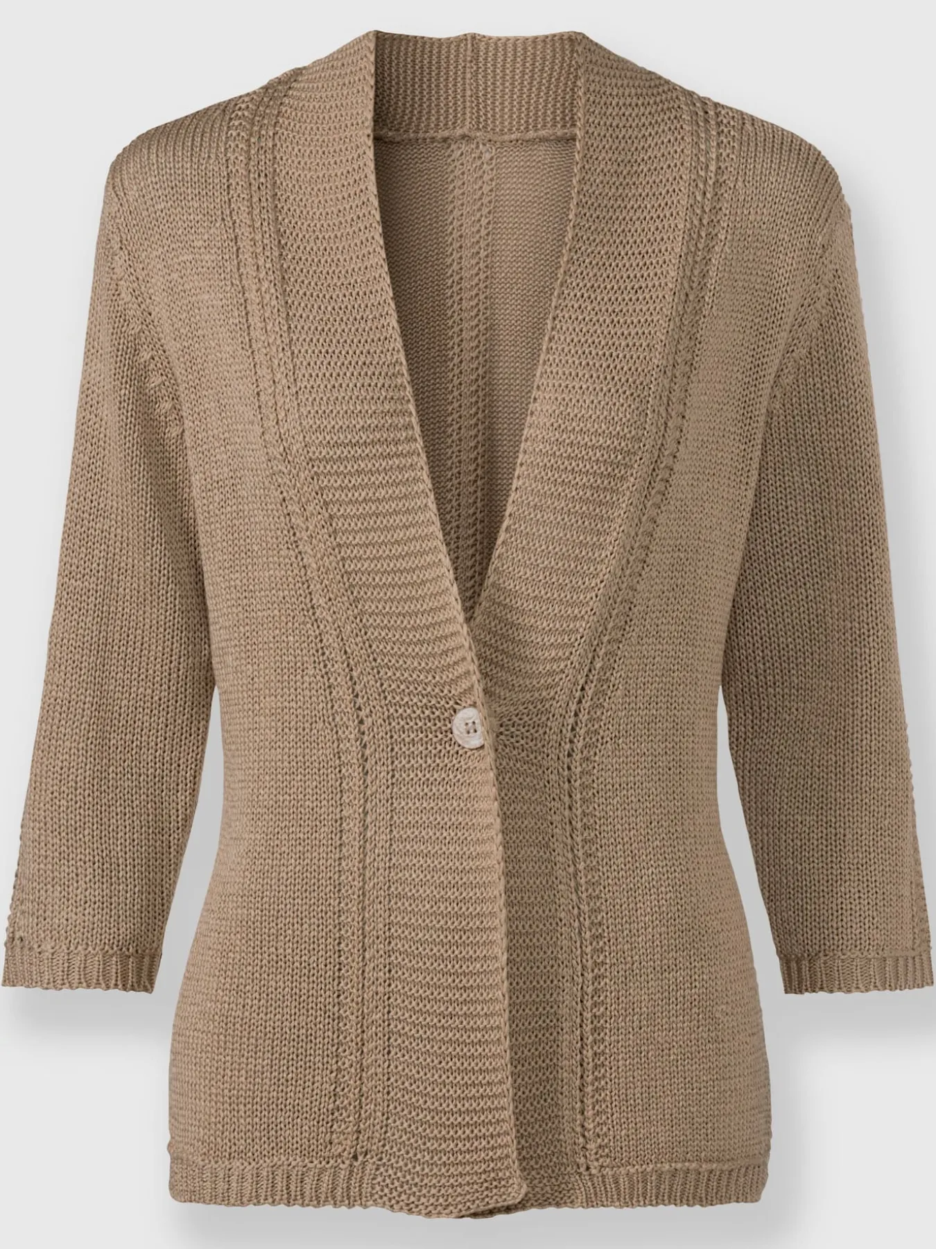 Veste en tricot fil fantaisie facile d'entretien