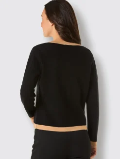 Veste en tricot fin 100% laine vierge (mérinos)