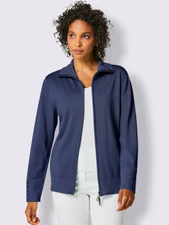 Veste en tricot fin mercerisé