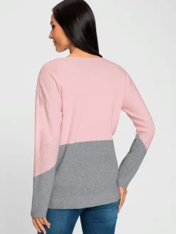 Veste en tricot fin petites pierres brillantes fantaisie