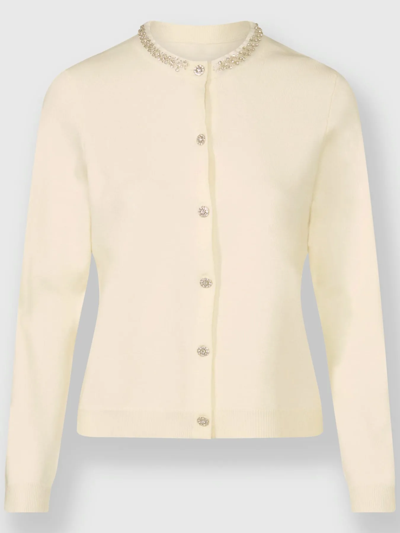 Veste en tricot fin petites pierres brillantes fantaisie