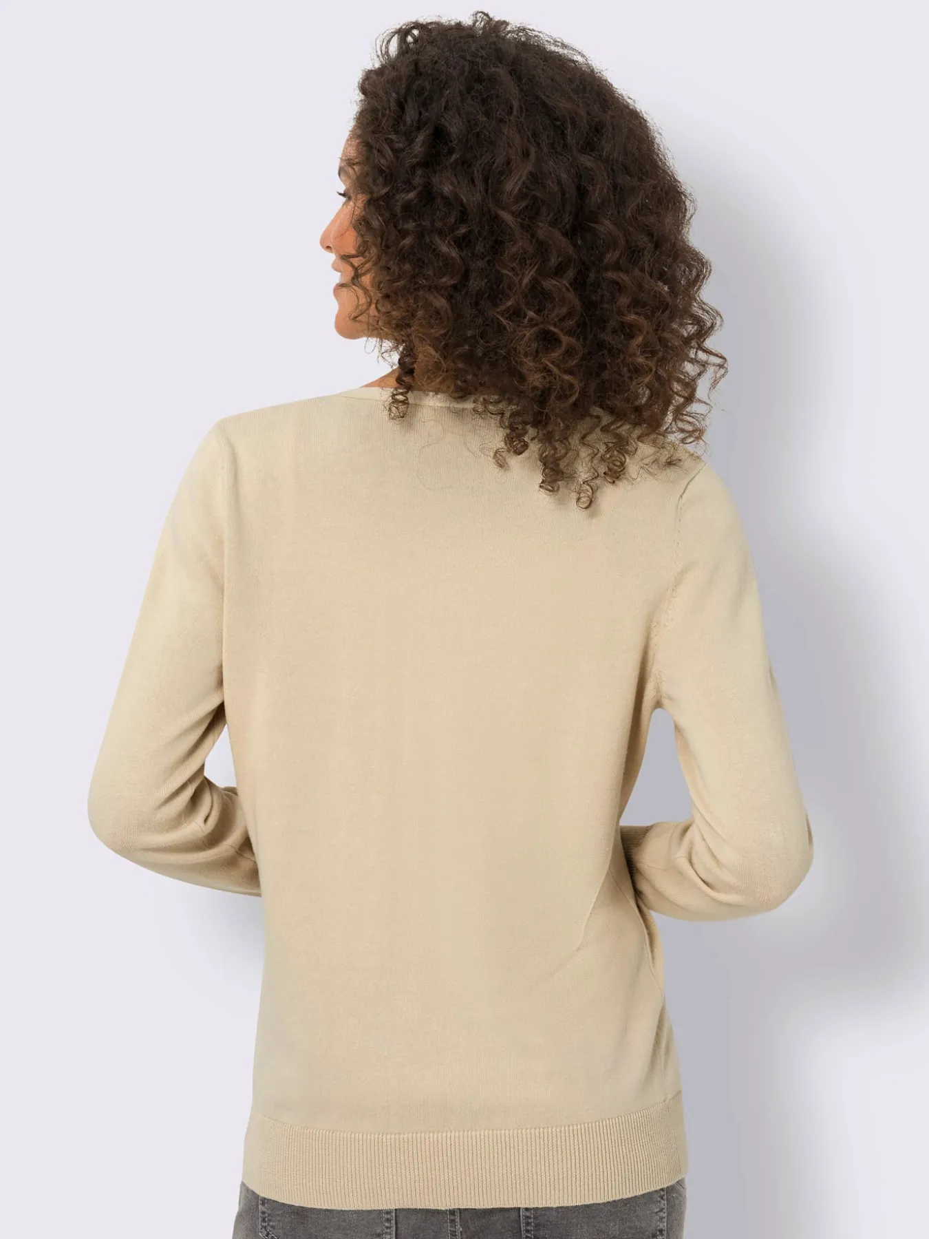 Veste en tricot fin style cardigan