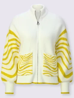 Veste en tricot jacquard douceur et bien-être
