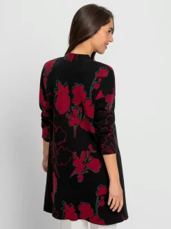 Veste en tricot jacquard 50% viscose (ecovero)