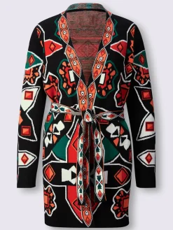 Veste en tricot jacquard tricot jacquard de qualité