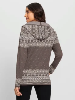 Veste en tricot jacquard 50% coton