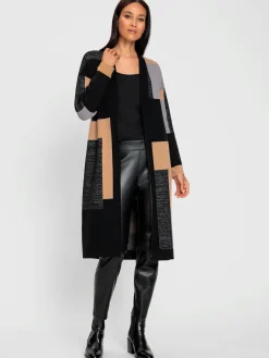 Veste en tricot jacquard motif graphique