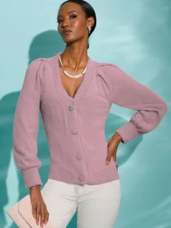 Veste en tricot maille bien-être très douce