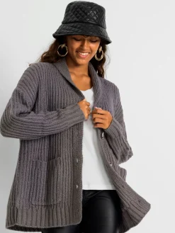 Veste en tricot moelleux et chaud