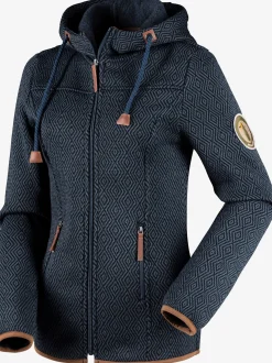Veste en tricot polaire avec capuche