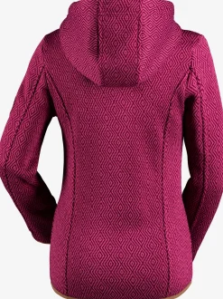 Veste en tricot polaire avec capuche