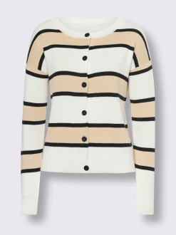 Veste en tricot rayures tendance