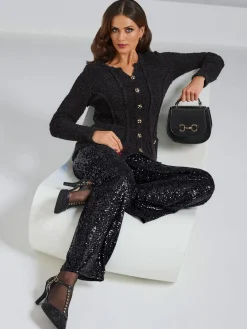 Veste en tricot tricot bouclé