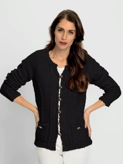 Veste en tricot tricot bouclé