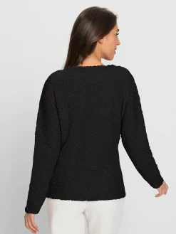 Veste en tricot tricot bouclé