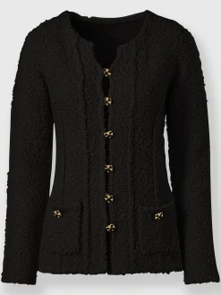 Veste en tricot tricot bouclé